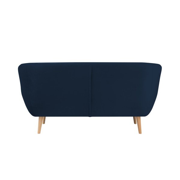 Tmavomodrá dvojmiestna pohovka Mazzini Sofas Benito-image-1