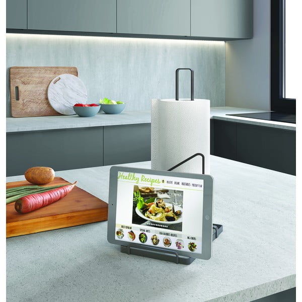 Držiak na kuchynské utierky z nerezovej ocele Tokyo Lava – Metaltex-image-1