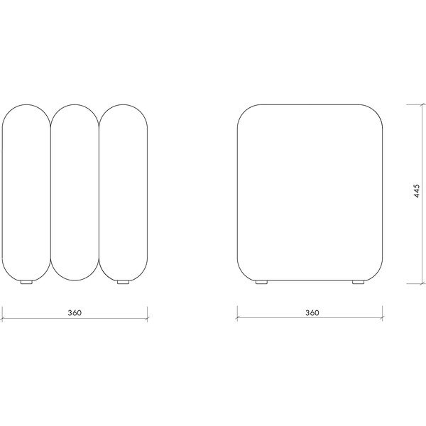Béžový taburet z textílie buklé Radd – noo.ma-image-4