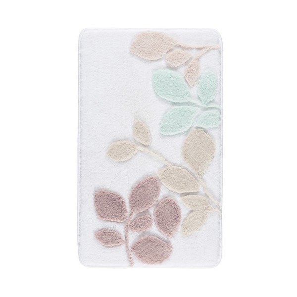 Biela kúpeľňová predložka Confetti Bathmats Babilon, 60 × 100 cm-image-1