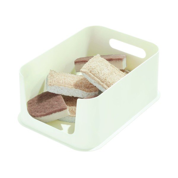 Biely úložný box iDesign Eco Open, 21,3 x 30,2 cm-image-2