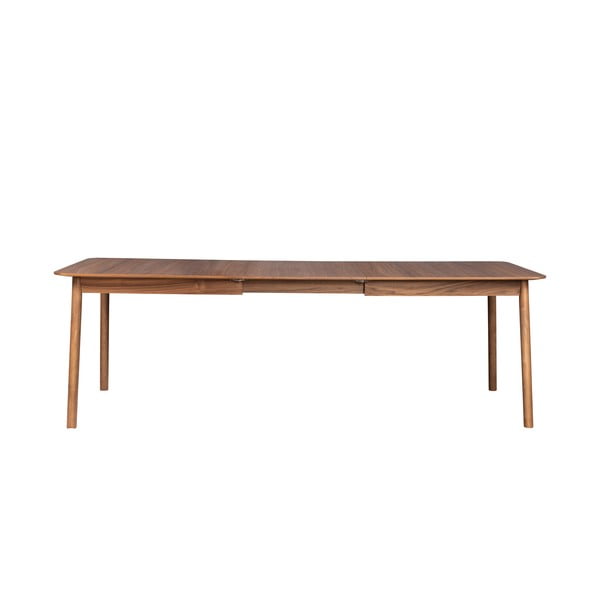 Rozkladací jedálenský stôl s doskou v dekore orechového dreva 90x180 cm Glimps – Zuiver