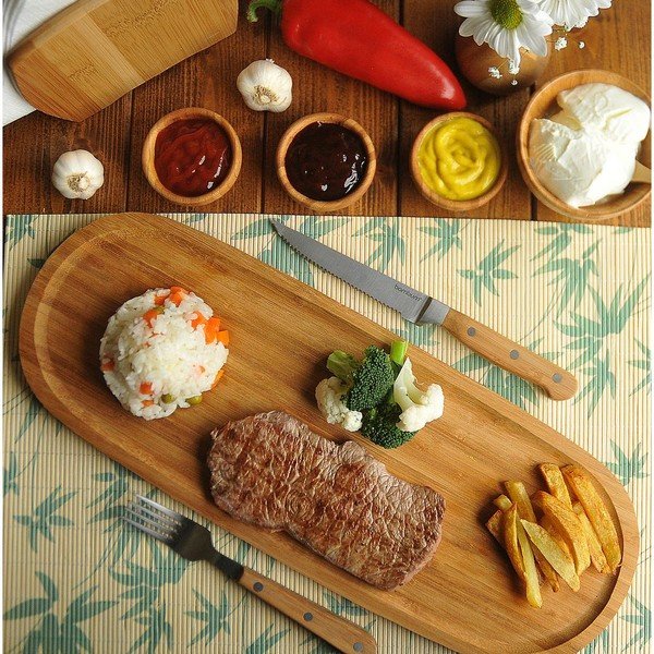 Súprava 2 ks bambusového prestierania Servizio-image-1