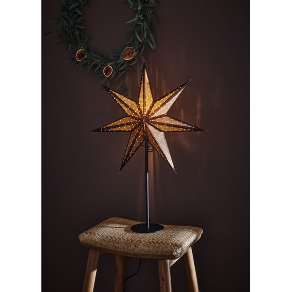 Hnedá vianočná svetelná dekorácia Markslöjd Glitter