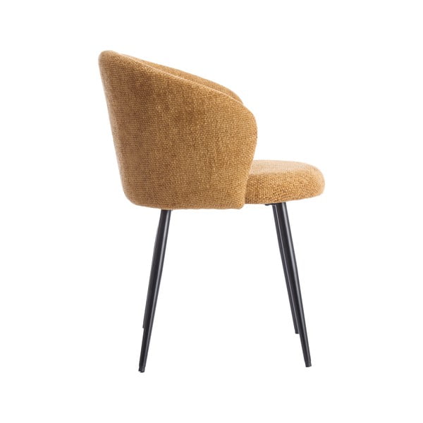 Okrovožlté kovové jedálenské kreslá v súprave 2 ks Radaja – Light & Living-image-3