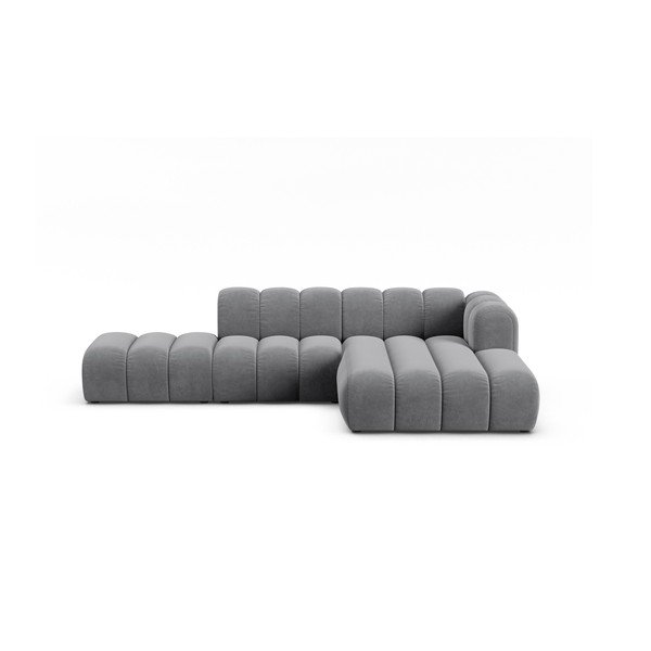 Svetlosivá rohová pohovka (pravý roh) Lupine – Micadoni Home