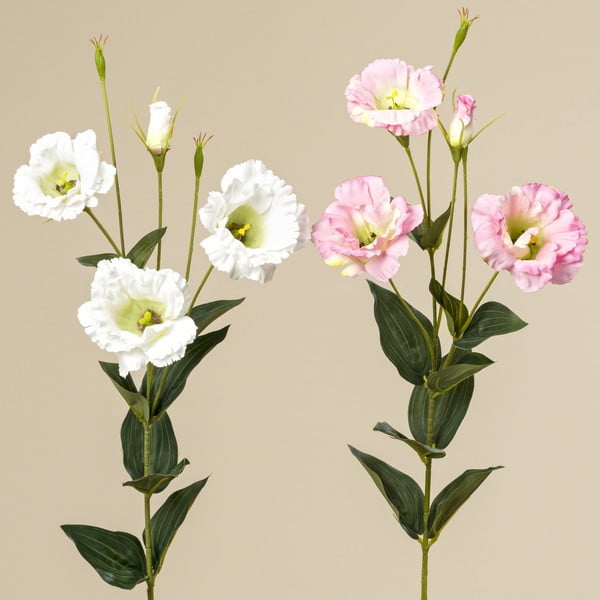 Sada 2 dekoratívnych kvetín Boltze Eustoma