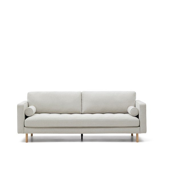 Ženilková pohovka sivobéžová 222 cm Debra – Kave Home