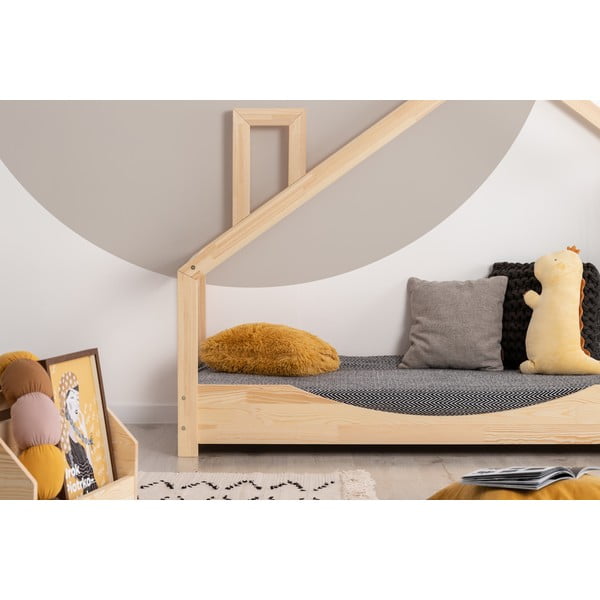 Domčeková posteľ z borovicového dreva Adeko Luna Elma, 90 x 200 cm-image-2