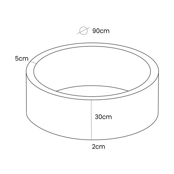 Sivomodrý zamatový bazénik s loptičkami ø 90x30 cm Montessori – Meowbaby-image-4