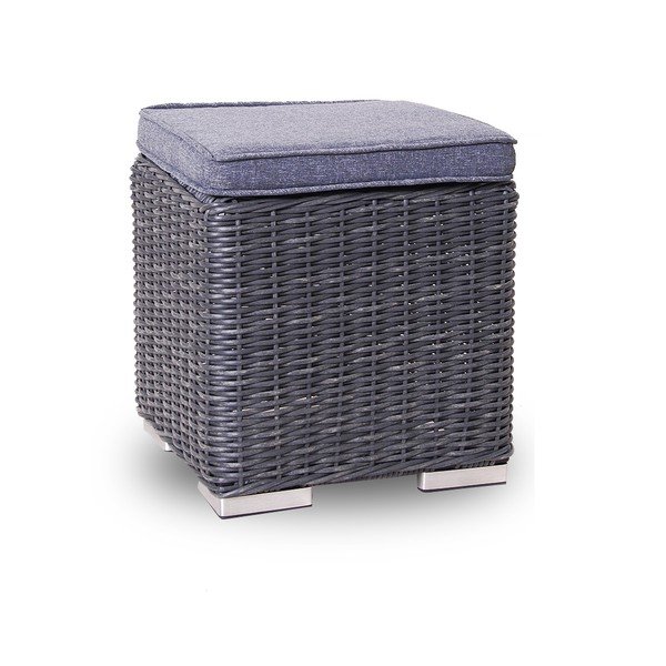 Sivý záhradný lounge set z umelého ratanu pre 9 Montreal - Rojaplast-image-2