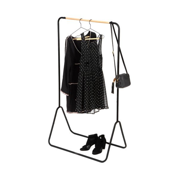 Čierny stojan na oblečenie Compactor Elias Clother Hanger, výška 145 cm-image-2