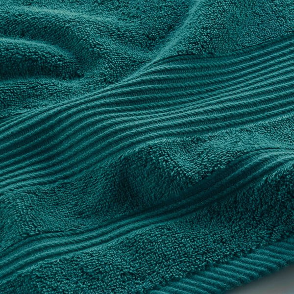Tmavozelená froté bavlnená osuška 90x150 cm Tendresse – douceur d'intérieur-image-2