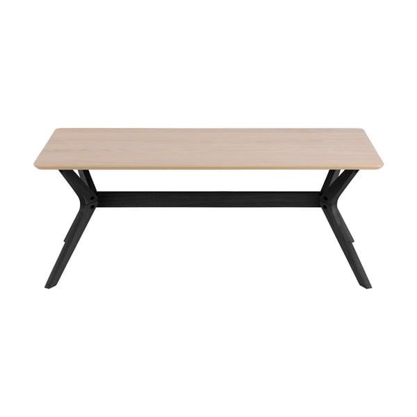 Hnedo-čierny konferenčný stôl Actona Duncan, 120 × 60 cm