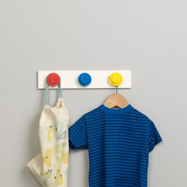 Nástenný vešiak v červenej, modrej a žltej farbe LEGO®-image-1