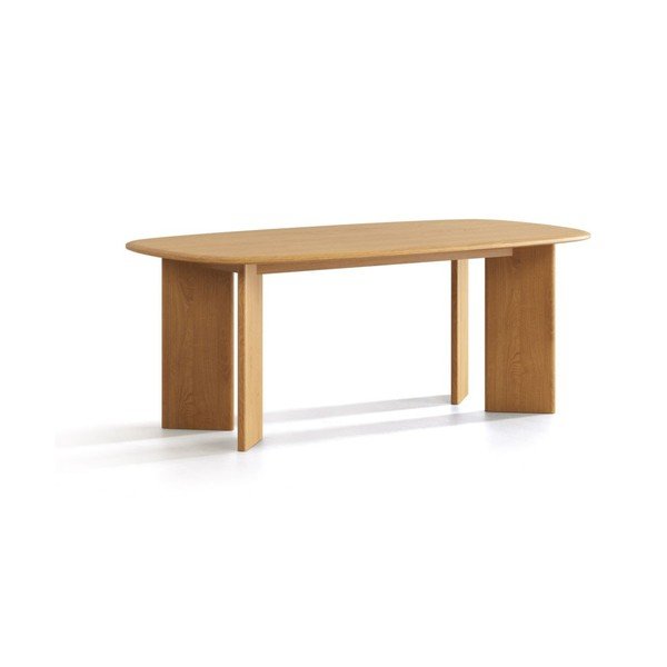 Jedálenský stôl z dubového dreva 100x200 cm Charlotte – Micadoni 