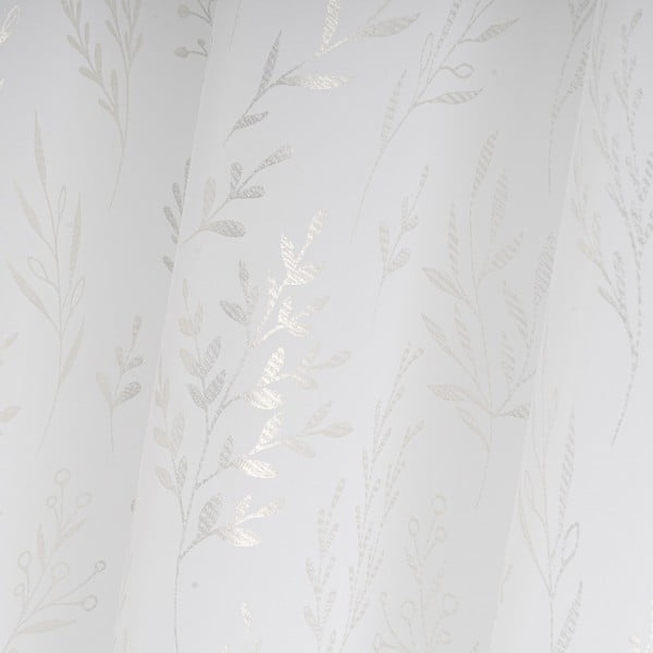 Biela/v striebornej farbe záclona 140x260 cm Buds – Casa Selección-image-4