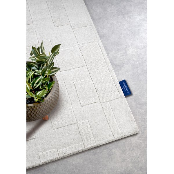 Krémovobiely ručne tkaný vlnený behúň 80x250 cm Wilhelmine – Villeroy&Boch-image-2
