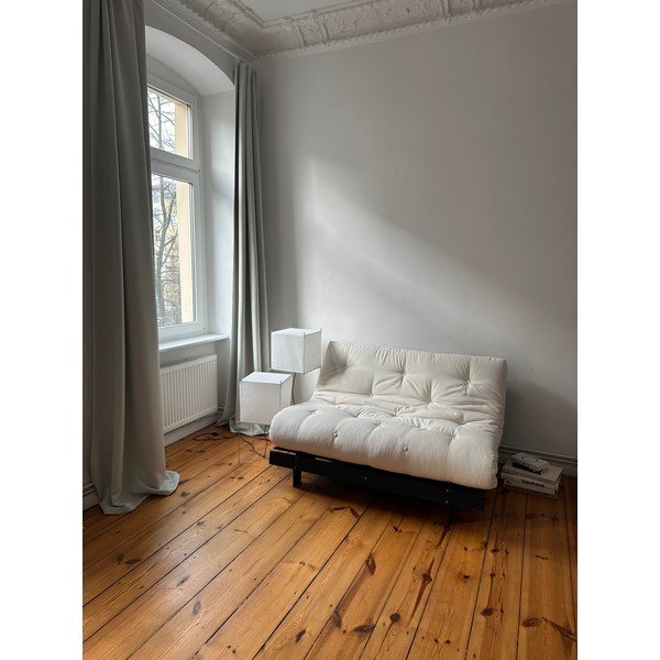 Béžová rozkladacia pohovka 140 cm Roots Black Night – Karup Design-image-1