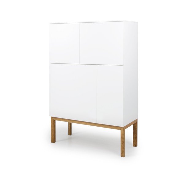 Biela štvordverová skrinka Tenzo Patch, 92 x 138 cm-image-2