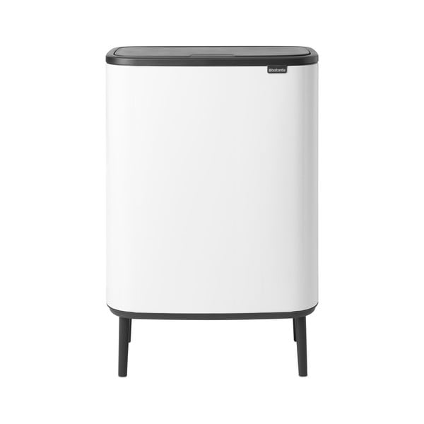 Biely dotykový oceľový odpadkový kôš 60 l Bo Touch Bin Hi – Brabantia-image-4