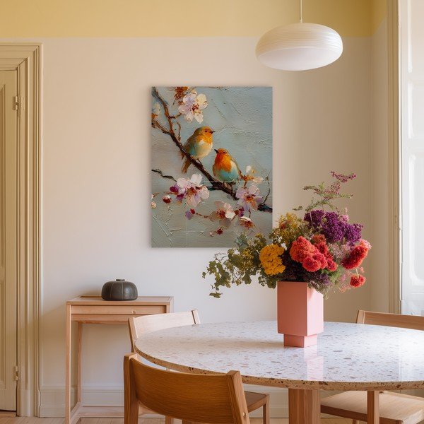 Tlačený obraz s rámom 60x80 cm Robins – Styler-image-2