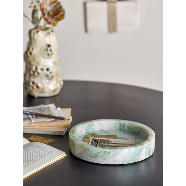 Mramorová dekoračná tácka ø 20 cm Ivette – Bloomingville-image-1