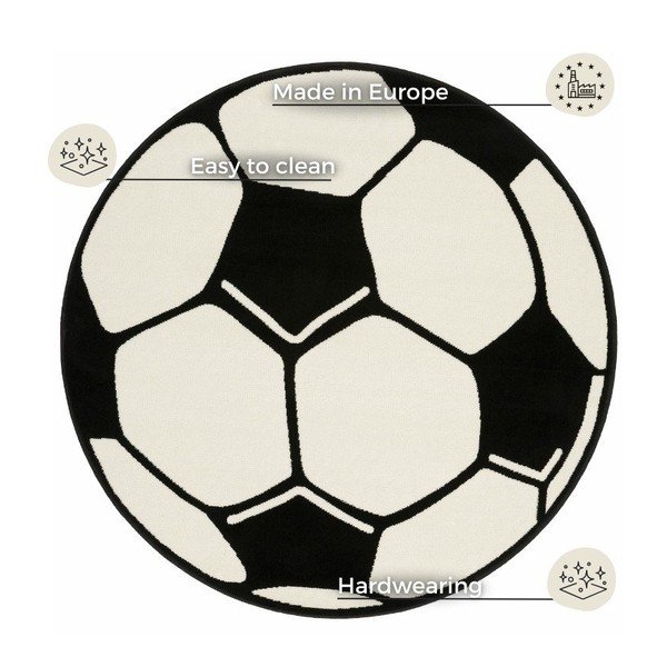 Detský koberček Hanse Home Football, ⌀ 200 cm-image-3
