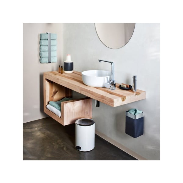 Antracitový látkový kôš na bielizeň Nexio – Blomus-image-1