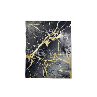Čierny/v zlatej farbe koberec 140x80 cm Modern Design - Rizzoli
