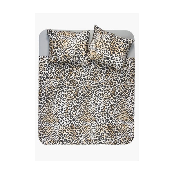 Bavlnená obliečka s leopardím vzorom Ambianzz, 220 x 240 cm