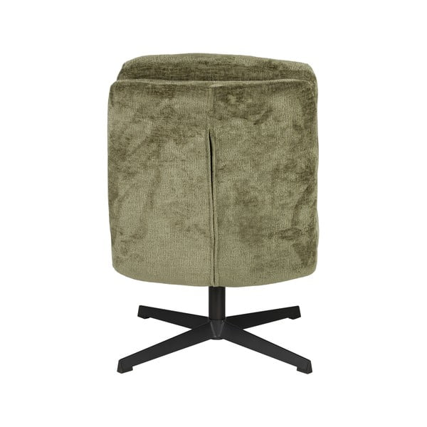 Zelené otočné kreslo Kai – White Label-image-4