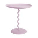 Kovový okrúhly odkladací stolík ø 40 cm Zig Zag – Leitmotiv