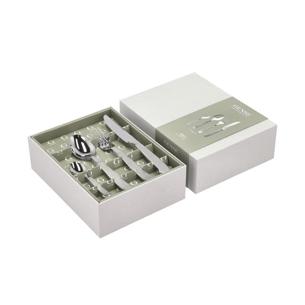 Antikoro príbor v striebornej farbe 16 ks Rejka – Gense-image-1