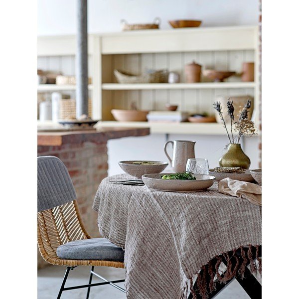 Ružový kameninový dezertný tanier Bloomingville Alia, ø 23,5 cm-image-3