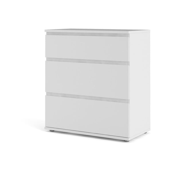 Biela nízka komoda 77x84 cm Nova – Tvilum-image-3