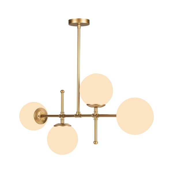 Závesné svietidlo v zlatej farbe Squid Lighting Kruva, výška 57 cm-image-3