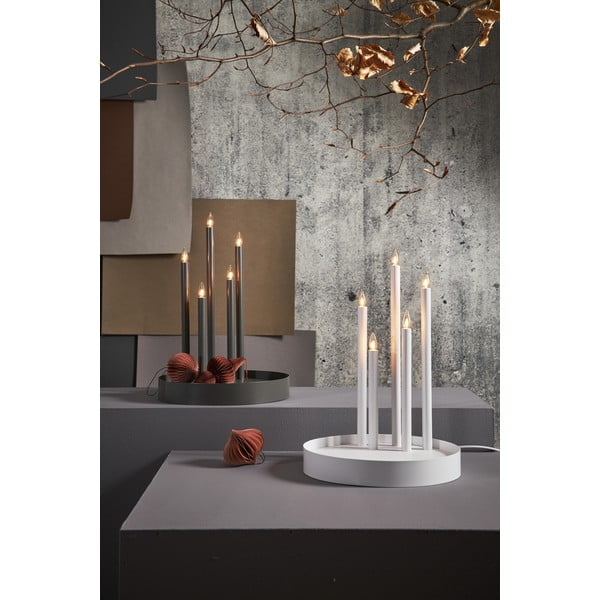 Čierna svetelná dekorácia ø 32 cm Deco – Star Trading-image-4