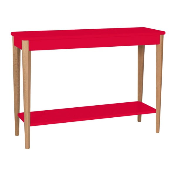 Červený konzolový stolík Ragaba Ashme, šírka 105 cm