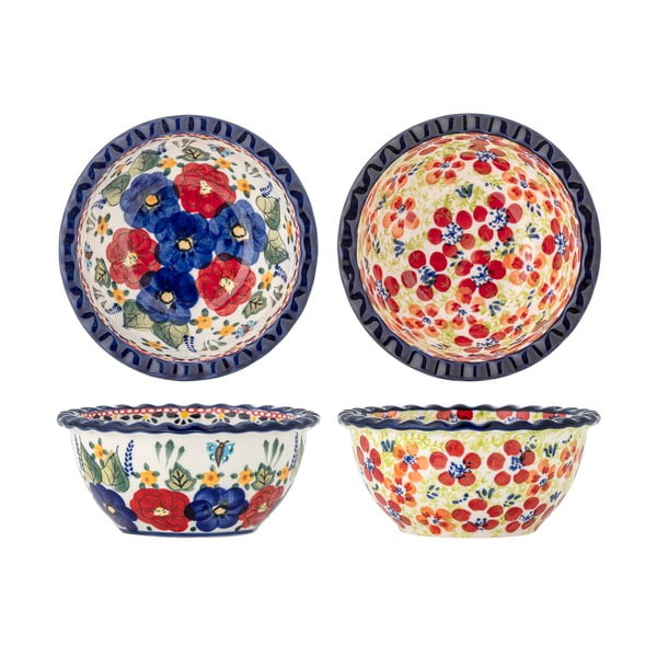 Servírovacie misky v súprave 2 ks z kameniny 380 ml Florist – Bloomingville