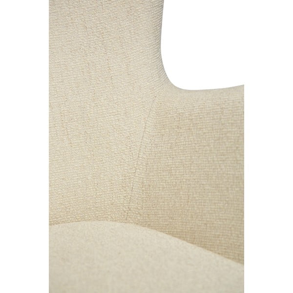 Krémové kreslo z textílie buklé Glam – DAN-FORM Denmark-image-1