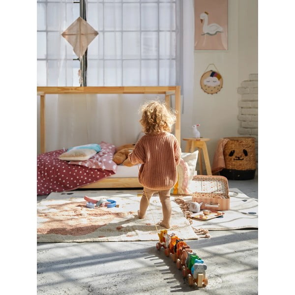 Nástenný plagát v bielom ráme Bloomingville Mini Xander Swan, 45 x 65 cm-image-1