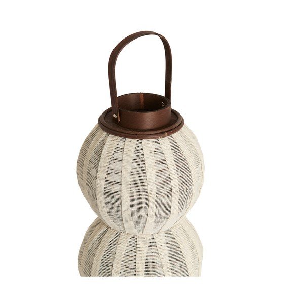 Drevený/látkový lampáš (výška  48 cm) Arbore – Light & Living-image-2