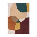 Fialový ručne tkaný vlnený koberec 160x230 cm Glow Purple Multi – Flair Rugs
