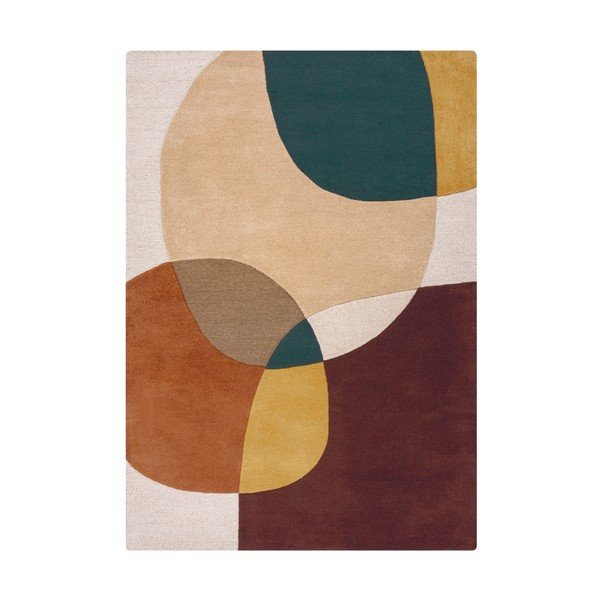 Fialový ručne tkaný vlnený koberec 160x230 cm Glow Purple Multi – Flair Rugs