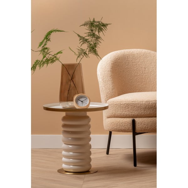 Kovový okrúhly odkladací stolík ø 41 cm Ruby – Leitmotiv-image-1