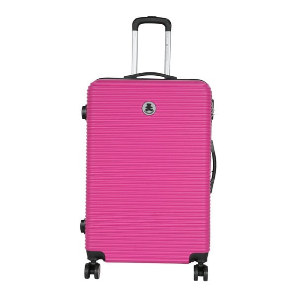 Ružový cestovný kufor LULU CASTAGNETTE Lucy, 107 l
