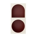 Červená/biela nástenná knižnica 30x60 cm Graphia – Bloomingville