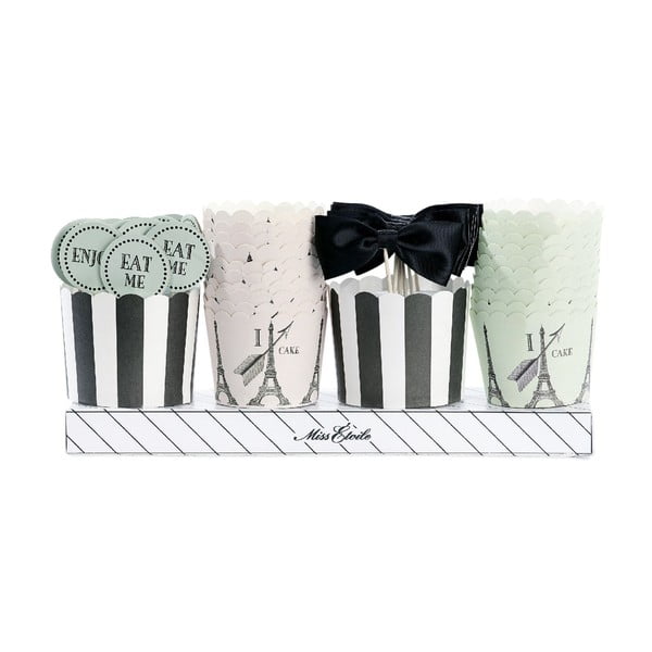 Darčekové balenie košíčkov a ozdôb na muffiny Miss Étoile Paríž
