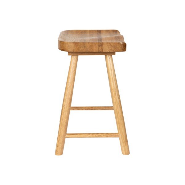 Stolička z dubového dreva v prírodnej farbe Vander – White Label-image-3